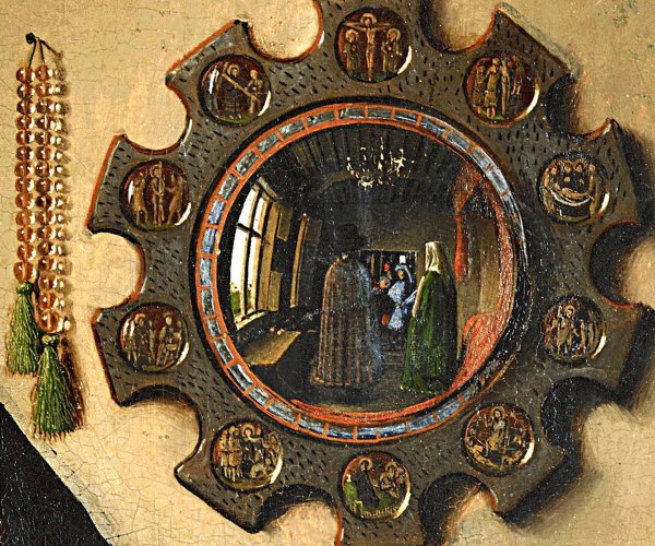 Портрет четы Арнольфини картина Ван Эйк