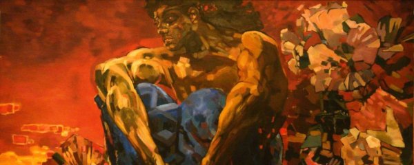 Врубель демон сидящий