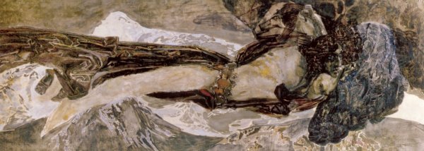 Врубель демон летящий