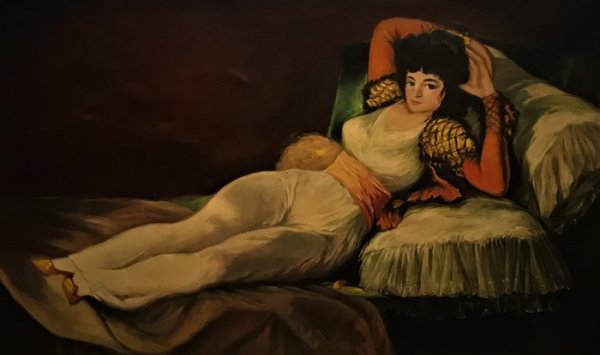 Гойя одетая Маха 1800