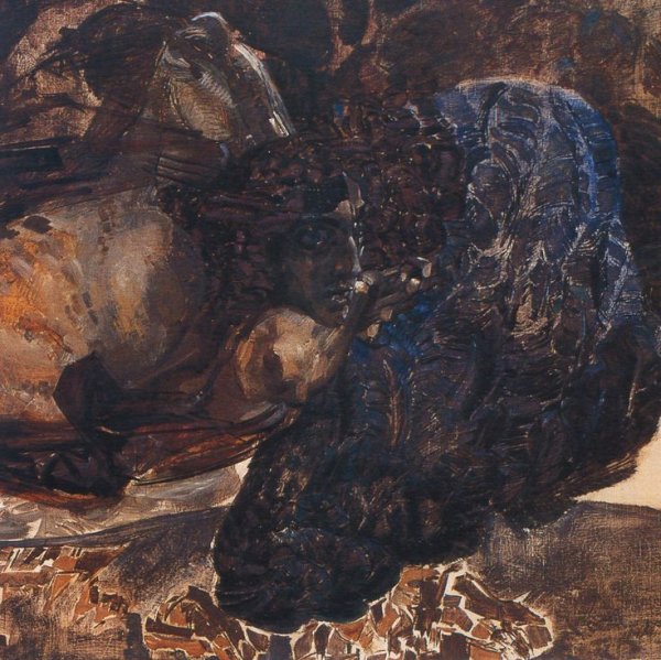 Михаил Врубель демон сидящий