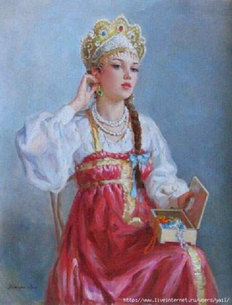 Константин Маковский Боярышня