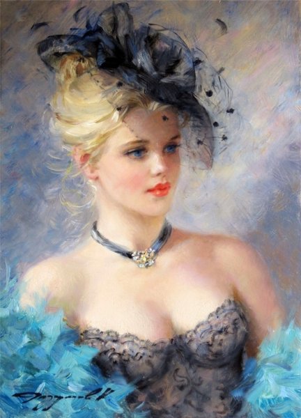 Балерина живопись Konstantin Razumov