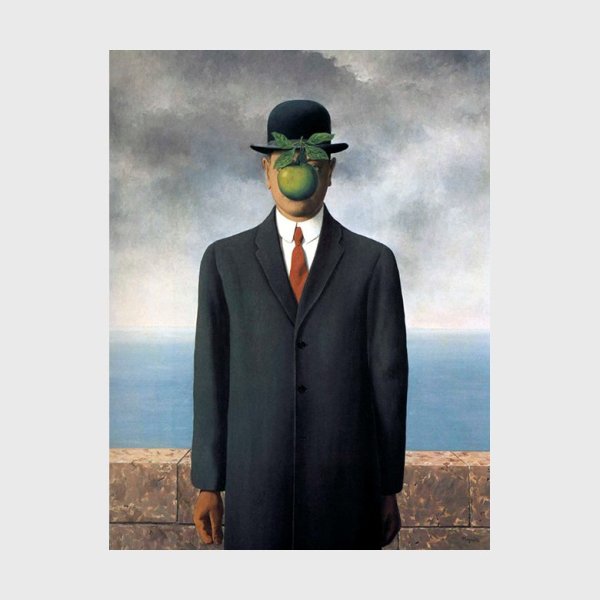 Рене Магритт сын человеческий 1964