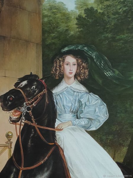 Карл Брюллов всадница 1832