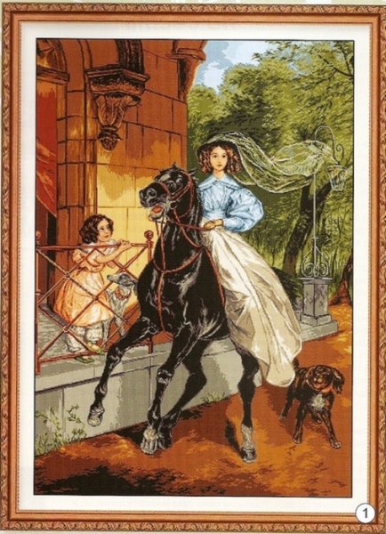 Карл Павлович Брюллов всадница