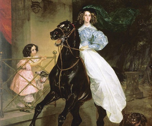 Карл Брюллов "всадница"