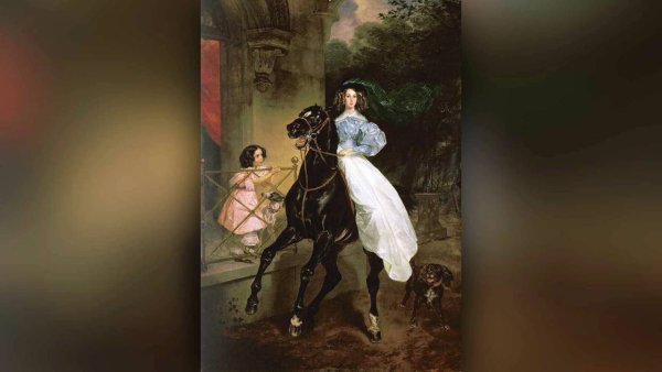 Карл Брюллов "всадница"