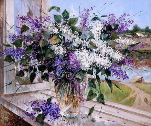 Ень а.н. художник сирень