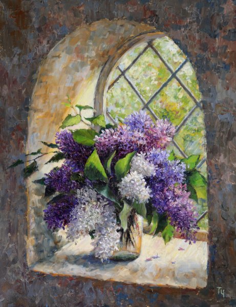 Э. Панов “сирень в кувшине”,