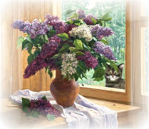 Художник Панов Эдуард сирень