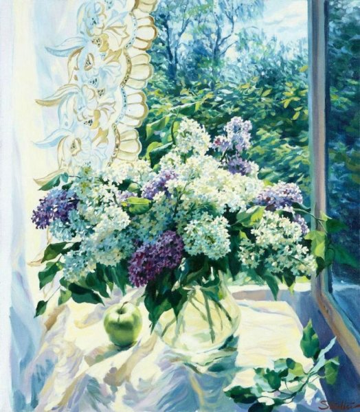 Надежда Стрельцова натюрморты цветы