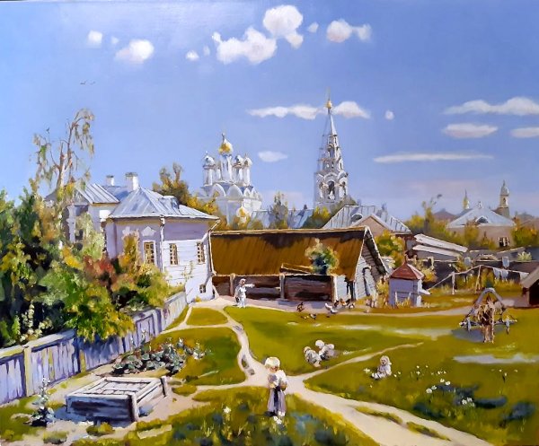 Василий Дмитриевич Поленов Московский дворик