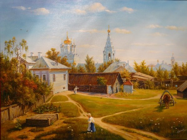 Василий Дмитриевич Поленов Московский дворик