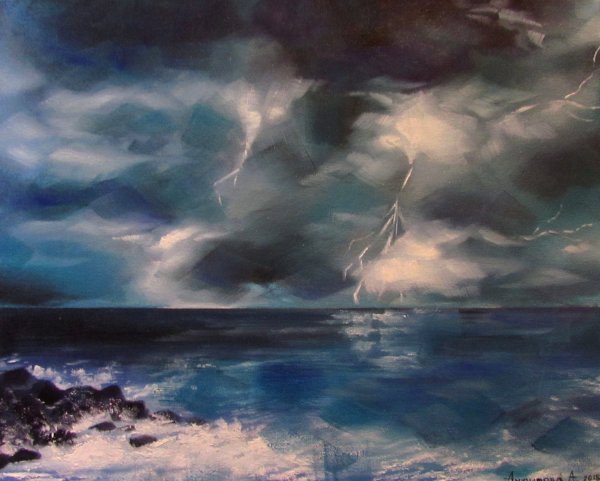 Гроза в живописи