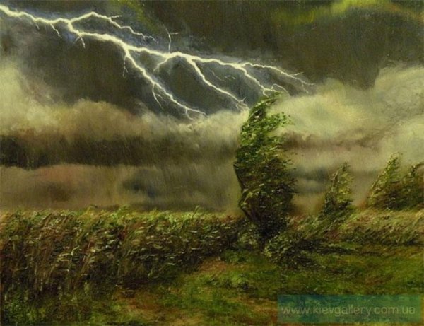 Гроза картина Левитана