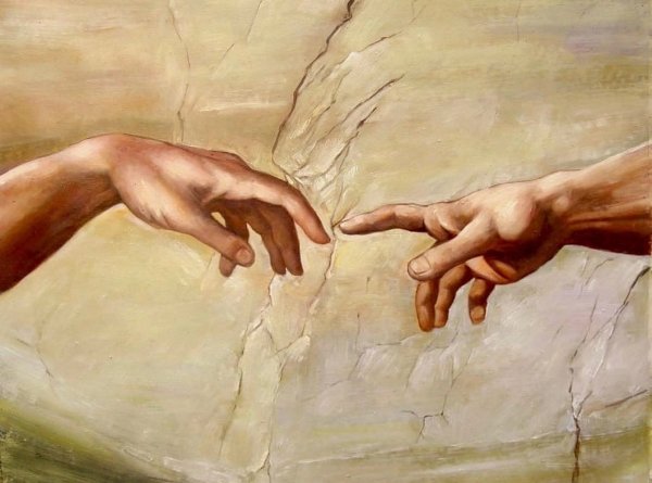 Возрождение Адама Микеланджело