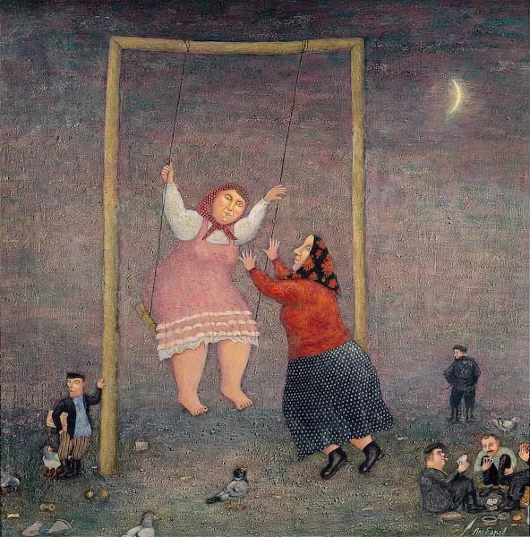 Владимир Любаров картина прыгалки