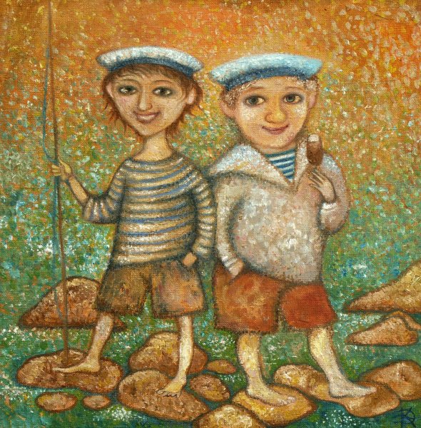 Художник Евгений Балакшин картины деревня