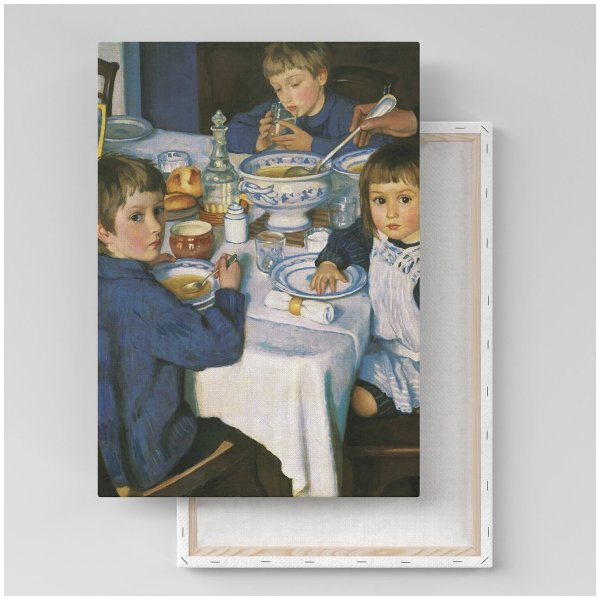 Зинаида Серебрякова за обедом