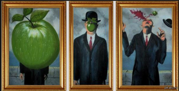 Рене Магритт сын человеческий