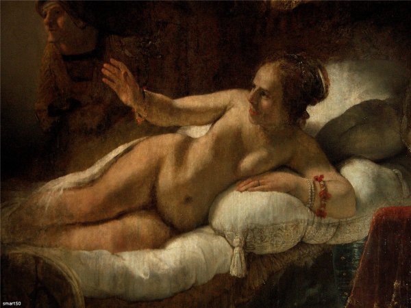 Даная Рембрандт картина