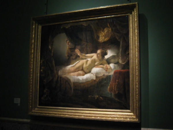 Даная Рембрандт картина