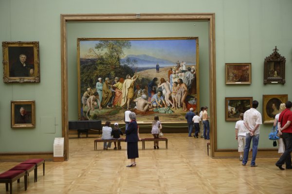 Зал Брюллов Третьяковская галерея