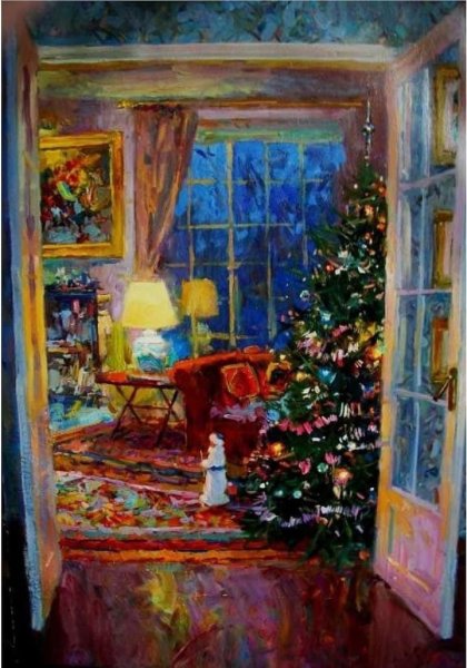 Сергей Свиридов художник елка