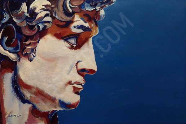 Давид Микеланджело картина поп арт