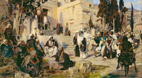 Поленов Христос и грешница