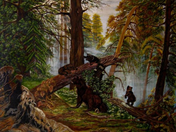 Гобелен Шишкин Сосновом Бору