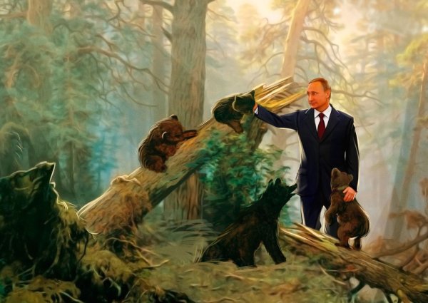 Шишкин Иван Иванович утро в Сосновом лесу