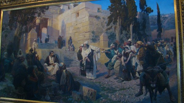 Поленов художник Христос и грешница