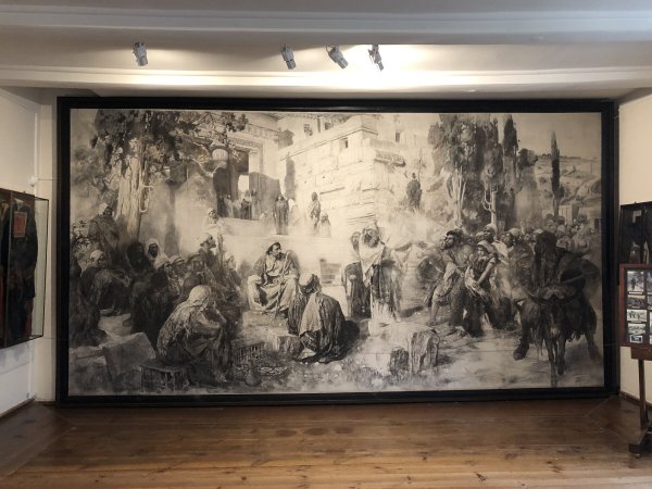 Христос и грешница картина Поленова