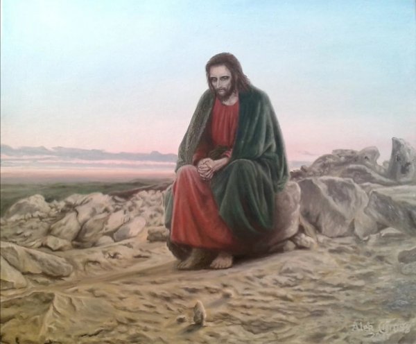 И.Н.Крамской. Христос в пустыне. 1872