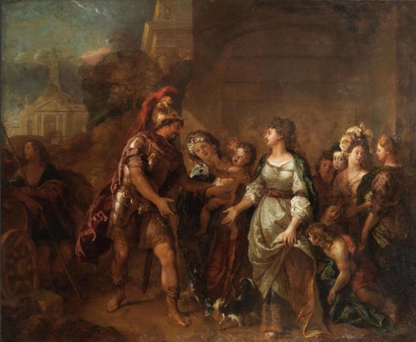 Прощание Гектора с Андромахой. А.П. Лосенко (1773)