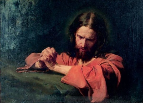 Моление о чаше картина Репина