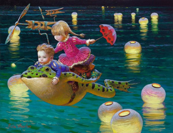 Художник Виктор Низовцев русалки