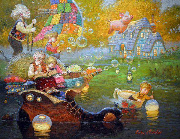 Художник Виктор Низовцев картины осень