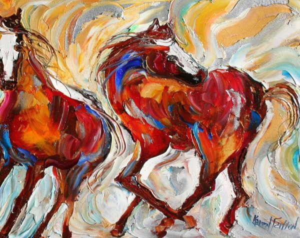 Карен Тарлтон художник лошади