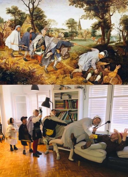 Слепой поводырь картина