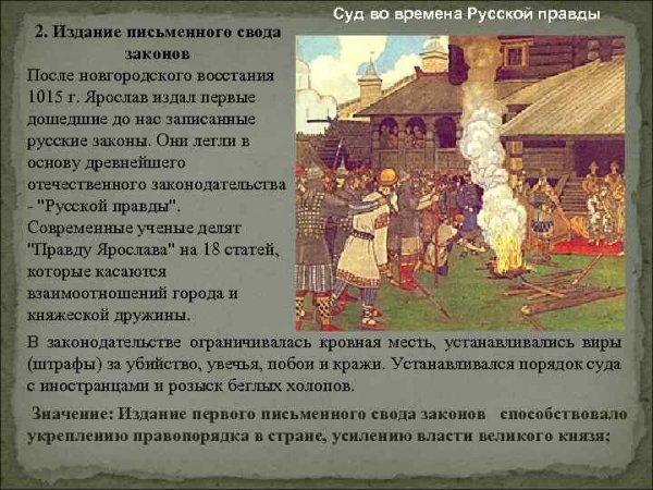 И Я Билибин суд во времена русской правды