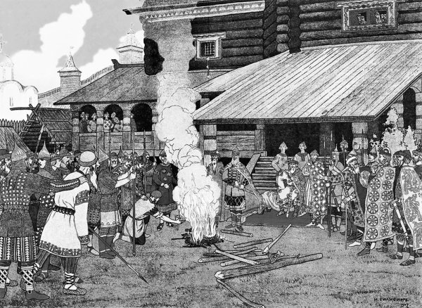 Билибин суд во времена русской правды