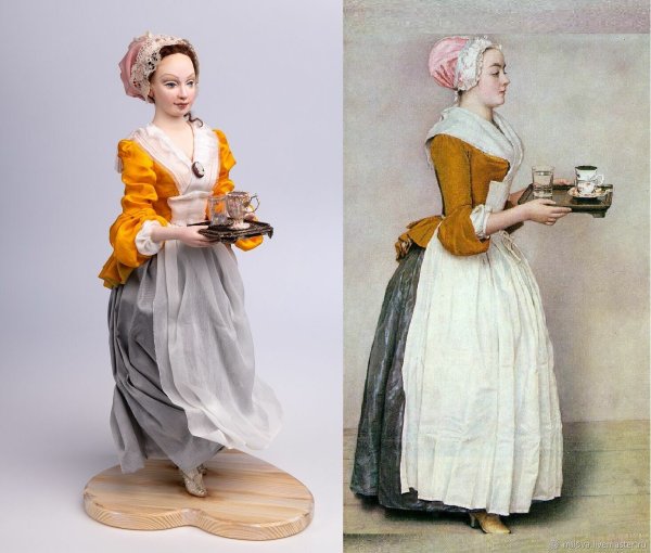 Лиотар Шоколадница в Дрезденской галерее