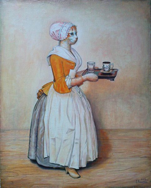 Шоколадница Жан-Этьен Лиотар 1745