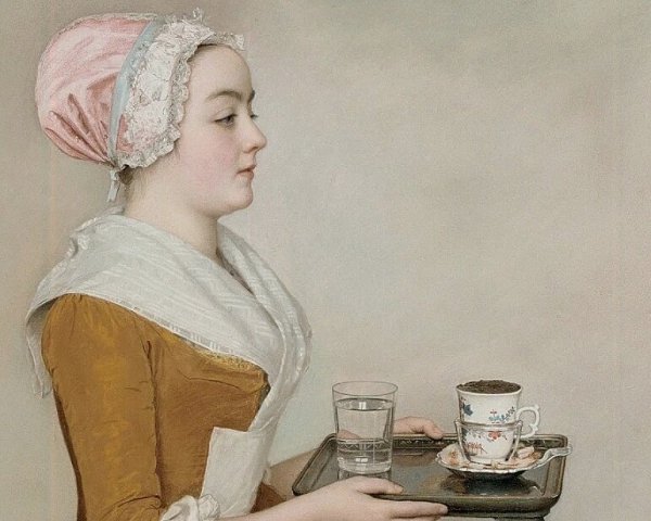 Жан-Этьен Лиотар дама с шоколадом