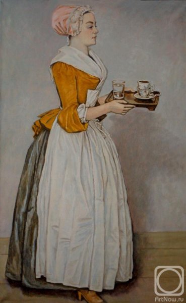 Шоколадница картина Лиотара