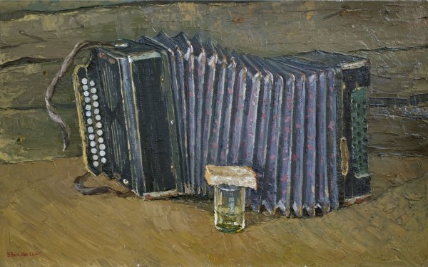 Аккордеонист картина