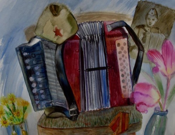 Андрей Шишкин "богатырь в поле"